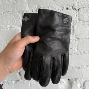 ERD LEATHER LOGO GLOVES